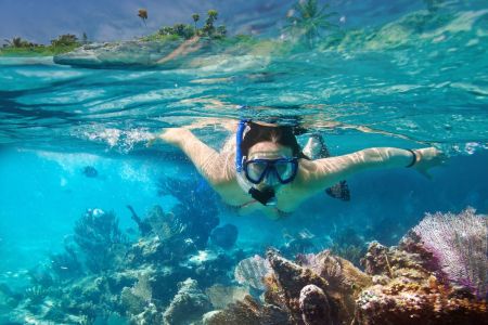 Snorkeling in Kona